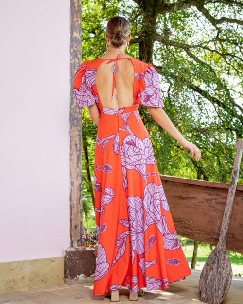 Vestido arlet naranja - Imagen 3