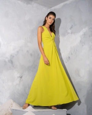 Vestido pistacho