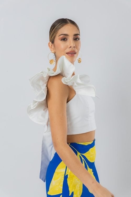 Top kai blanco - Imagen 2