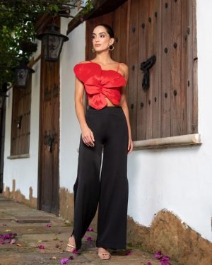 Pantalon lauren Negro