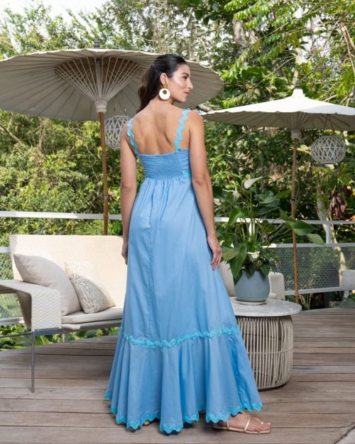 Vestido lorelai celeste - Imagen 4