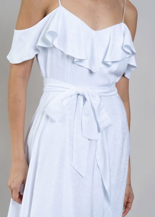 Vestido camila blanco - Imagen 3