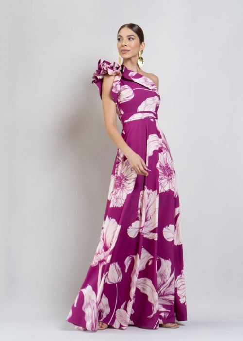 Vestido fátima magenta - Imagen 2