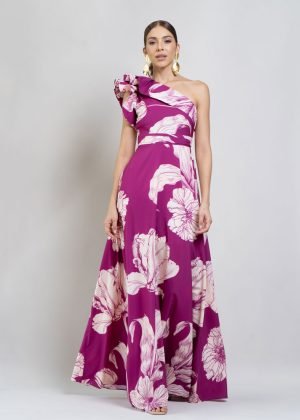 Vestido fátima magenta