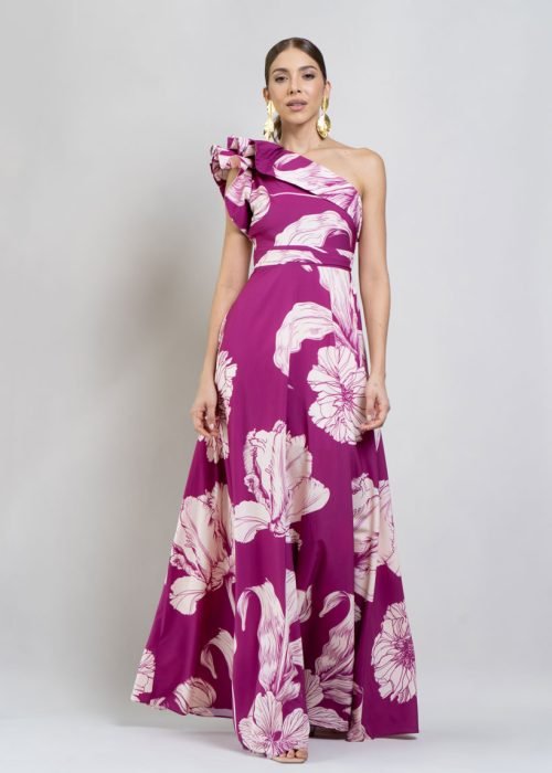 Vestido fátima magenta