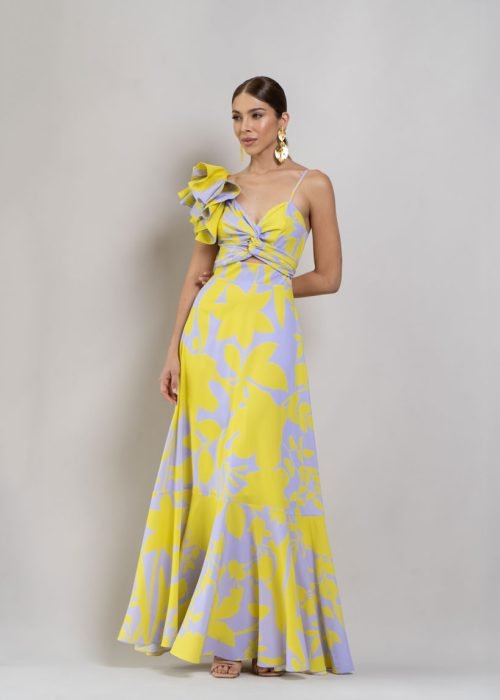 Vestido gracia amarillo - Imagen 2