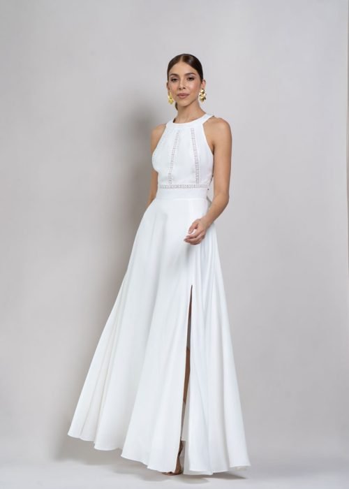 Vestido pegasus marfil - Imagen 5