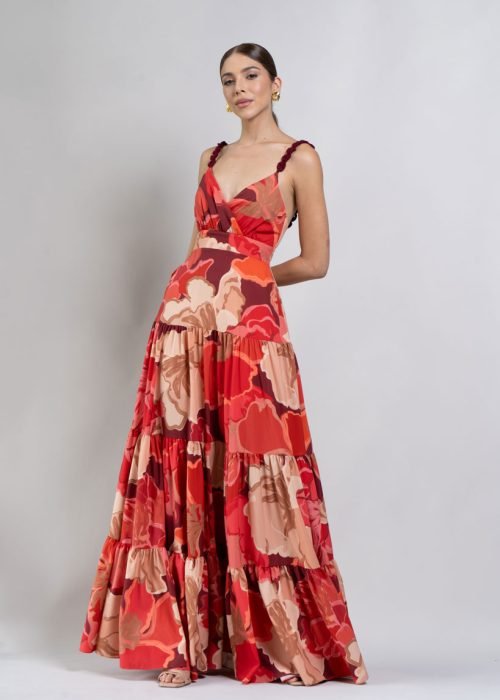 Vestido serena naranja - Imagen 2
