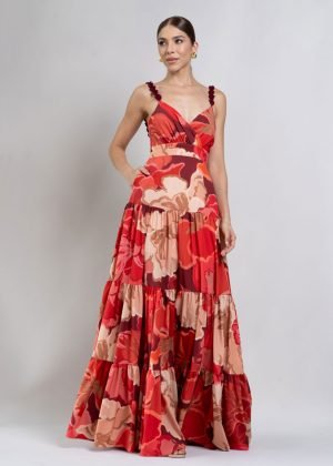 Vestido serena naranja
