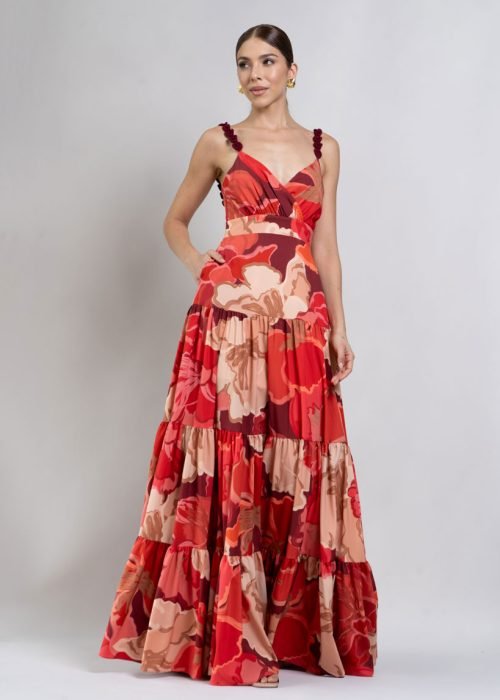 Vestido serena naranja