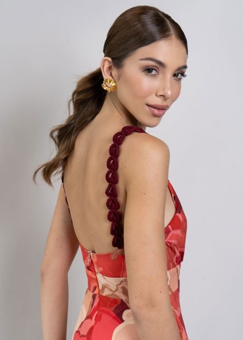 Vestido serena naranja - Imagen 3