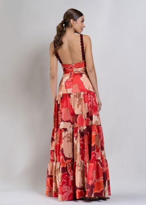 Vestido serena naranja - Imagen 4