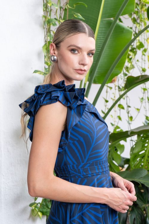 Vestido fatima azul - Imagen 4