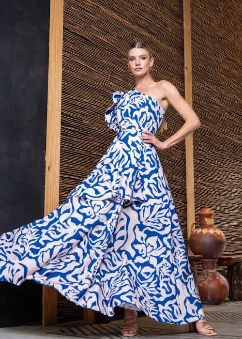 Vestido coralito azul - Imagen 2