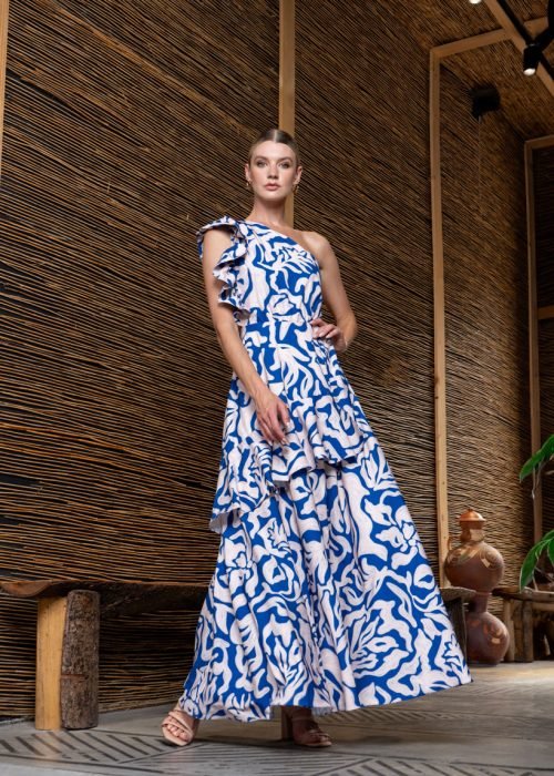 Vestido coralito azul - Imagen 3