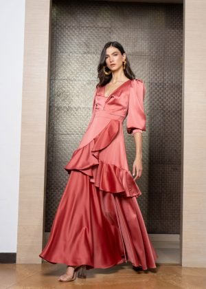 Vestido olimpo guayaba