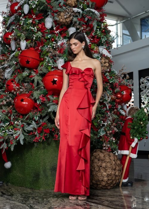 Vestido sira rojo