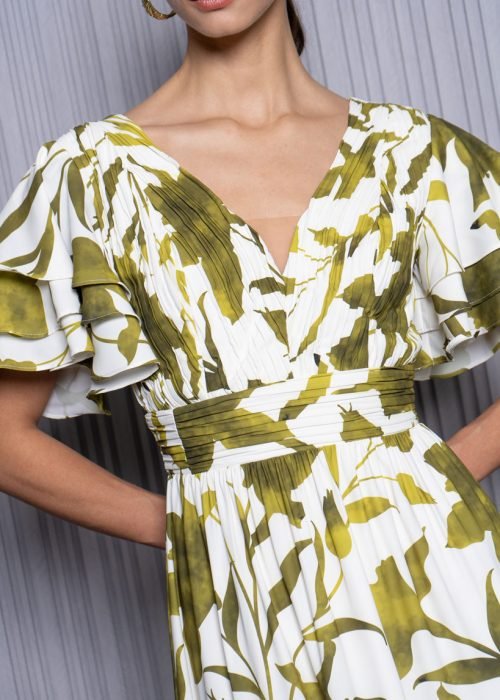 Vestido lana verde - Imagen 4