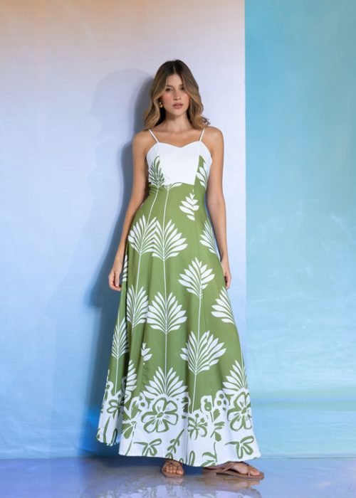 Vestido barbara verde