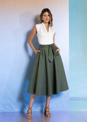 Falda mariana verde