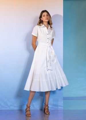 Vestido kenya marfil