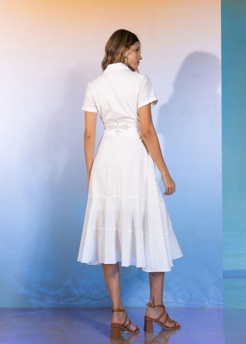 Vestido kenya marfil - Imagen 4