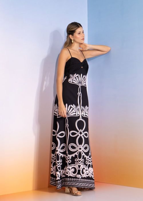 Vestido elda negro - Imagen 2