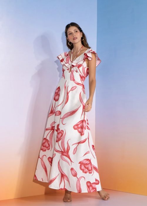 Vestido flora estampado - Imagen 2
