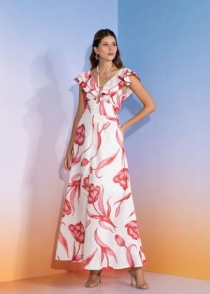 Vestido flora estampado