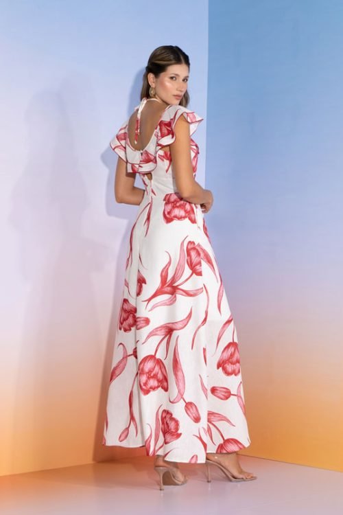 Vestido flora estampado - Imagen 4