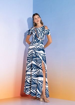 Vestido dione estampado