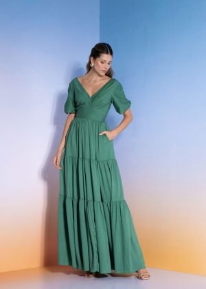 Vestido amber verde