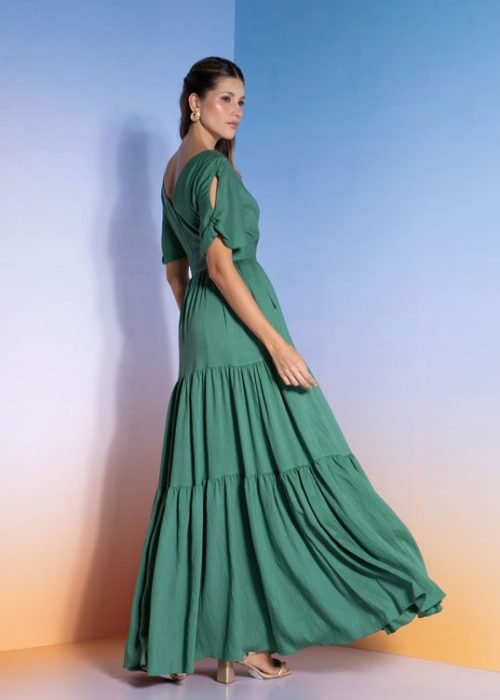 Vestido amber verde - Imagen 4