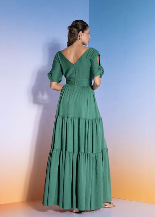 Vestido amber verde - Imagen 3