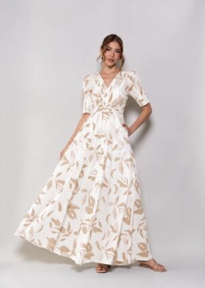 Vestido athena café