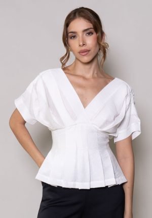 Blusa azalea ivory