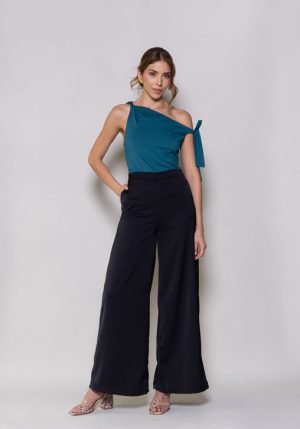 Blusa asia petroleo
