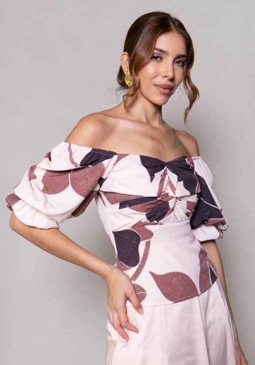 Blusa zinnia cafe - Imagen 2