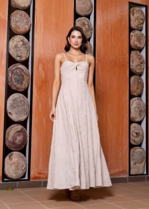 Vestido california caqui