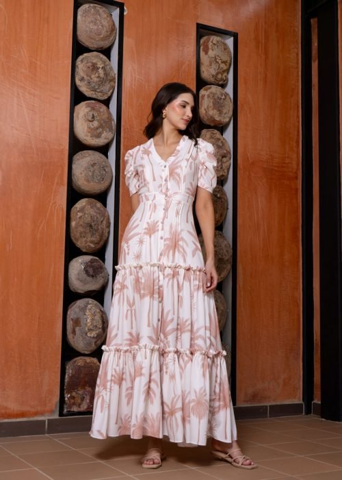 Vestido sienna nude - Imagen 2