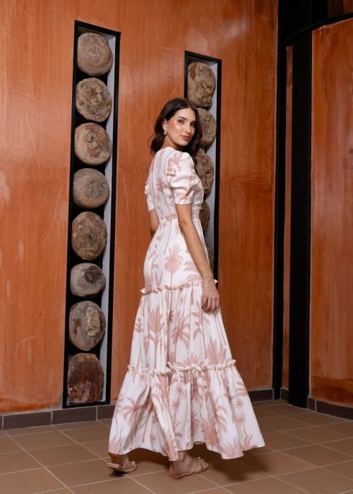Vestido sienna nude - Imagen 3