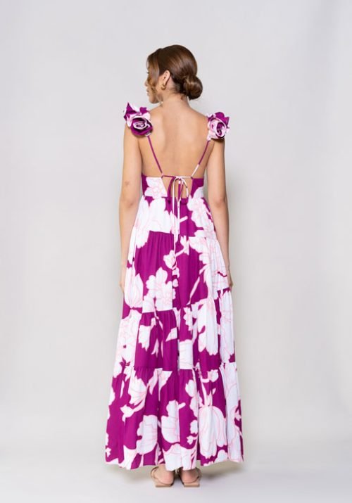 Vestido cameron magenta - Imagen 4
