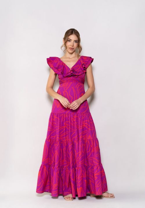 Vestido dior magenta - Imagen 2