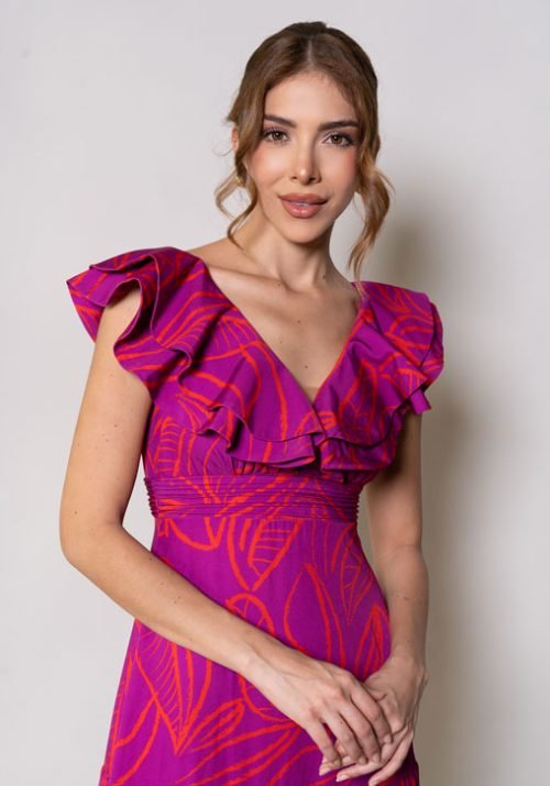 Vestido dior magenta - Imagen 3