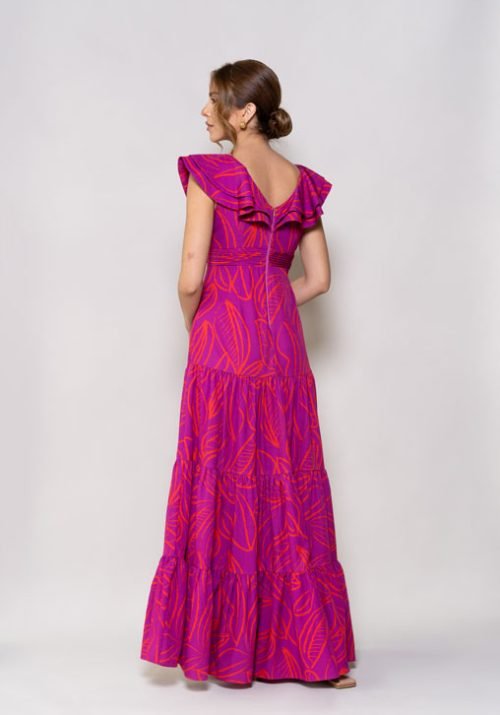 Vestido dior magenta - Imagen 4
