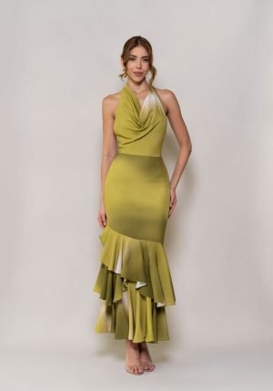 Vestido carlota verde
