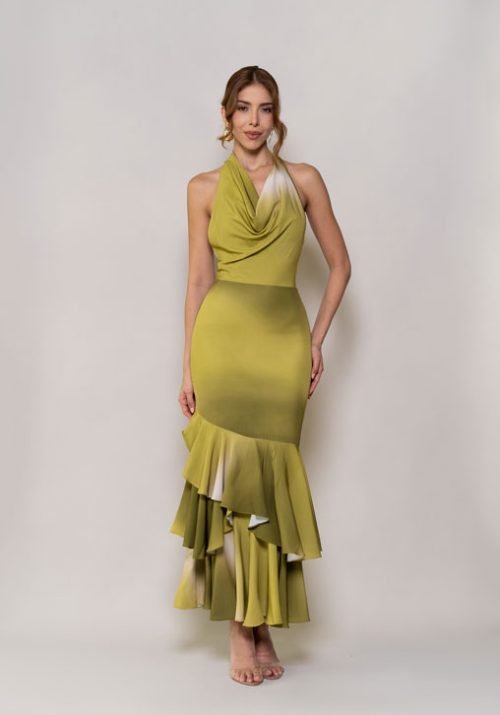 Vestido carlota verde