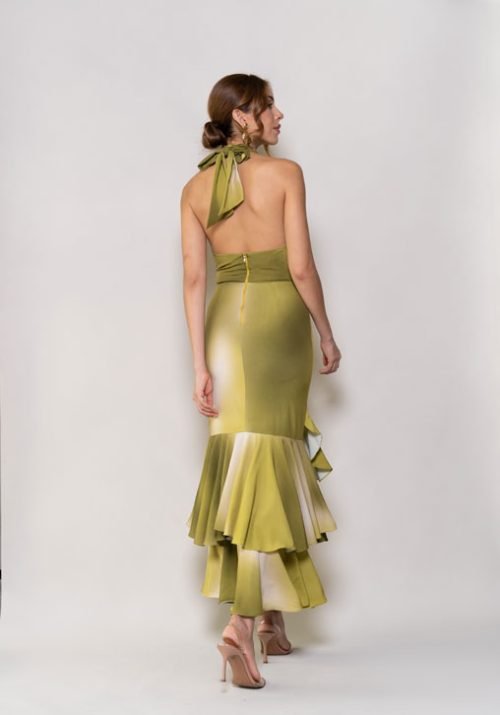 Vestido carlota verde - Imagen 3