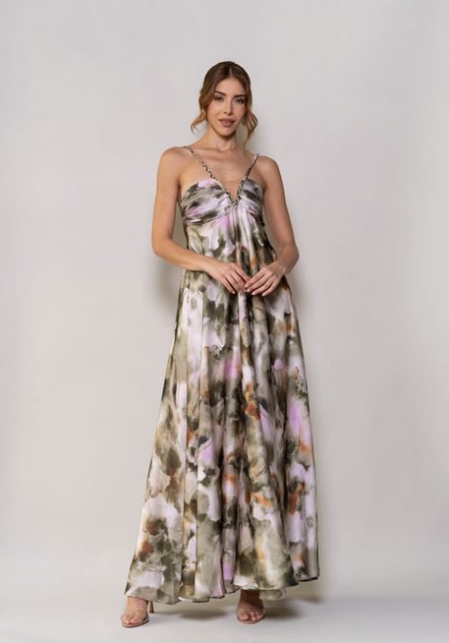 Vestido adela verde - Imagen 2