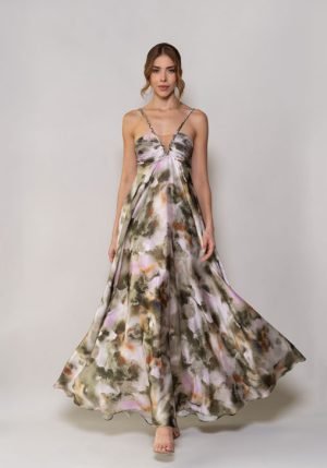 Vestido adela verde